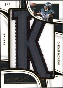 DeSean Jackson #6 Football Cards 2023 Panini Immaculate Nameplate Nobility