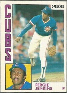 Fergie Jenkins #343 1984 O-Pee-Chee Baseball