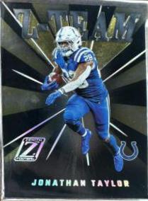 Jonathan Taylor #ZT-19 Football Cards 2022 Panini Zenith Z Team