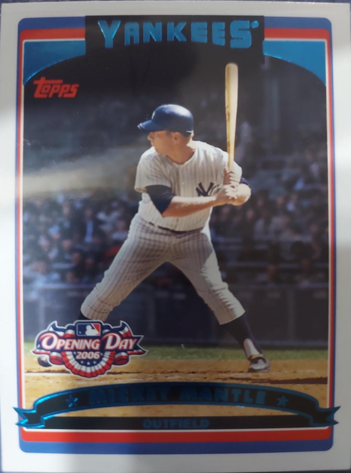 Mickey Mantle #7 Baseball Cards 2006 Topps Opening Day