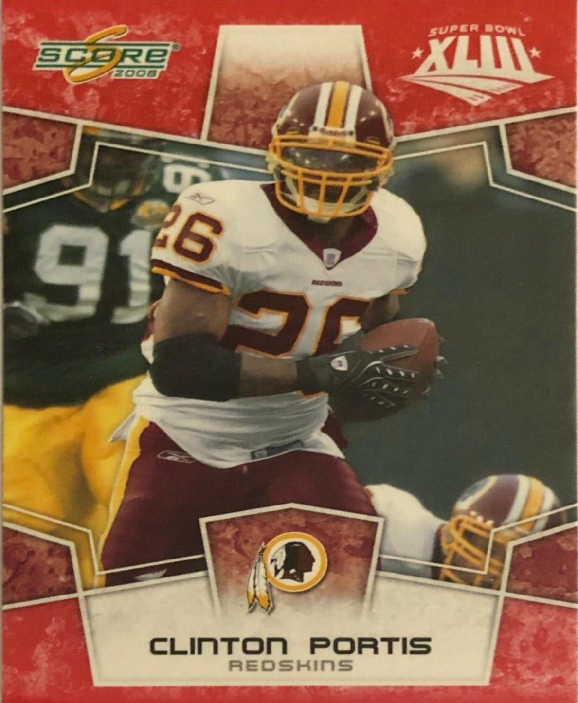 Clinton Portis [Super Bowl XLIII Glossy] #323