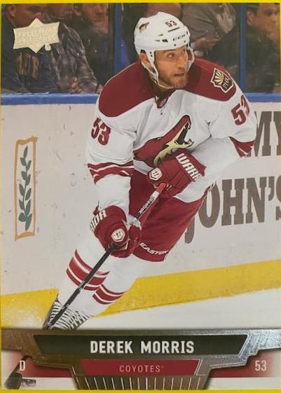 Derek Morris #158 Hockey Cards 2013 Upper Deck