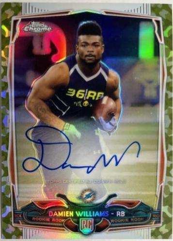 Damien Williams [Autograph Camo Refractor] #220