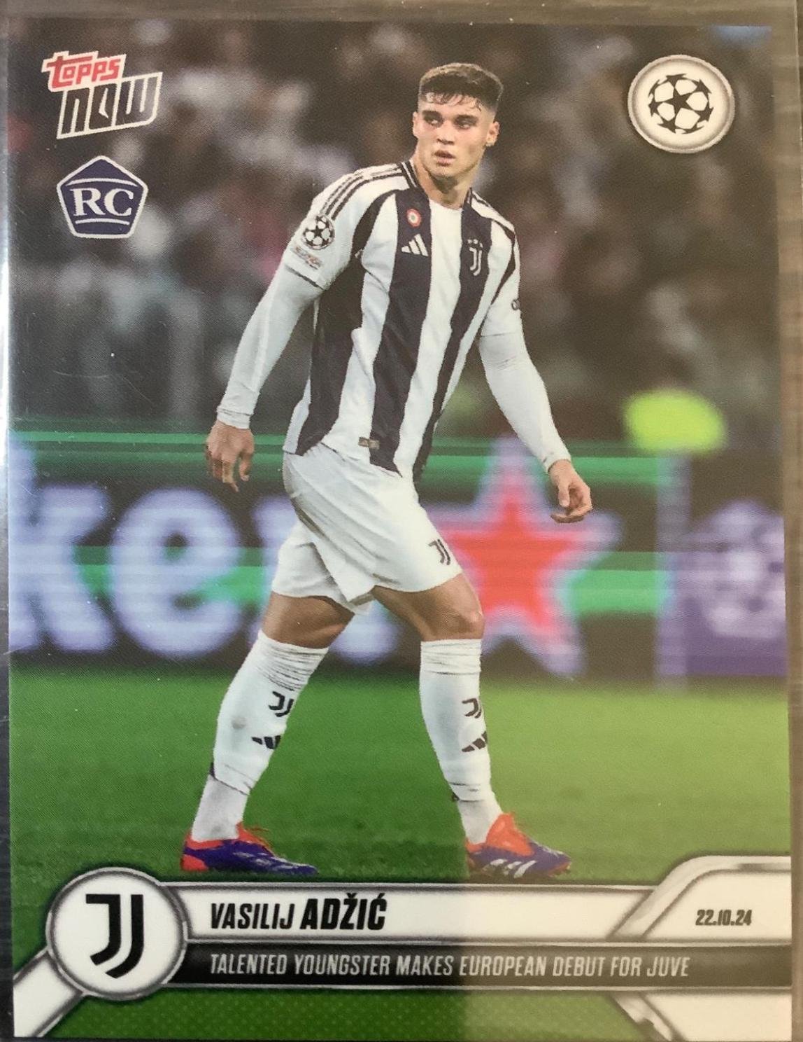 Vasilije Adzic #29 Soccer Cards 2024 Topps Now MLS