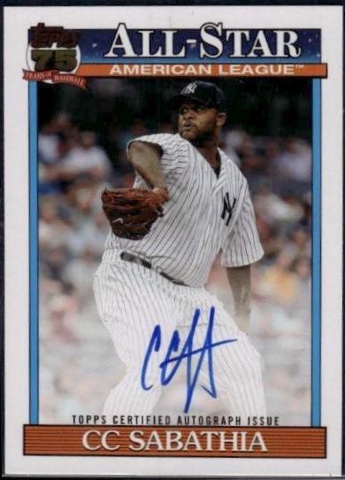 CC Sabathia #91AS-CSA 2026 Topps Series 2 1991 All Star Autograph Baseball