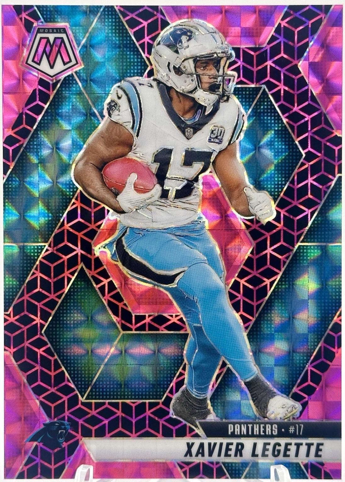 Xavier Legette [Mosaic Pink Spectris] #45 Prices | 2025 Panini