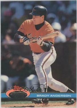 Brady Anderson #410 Baseball Cards 1991 Stadium Club