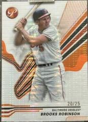 Brooks Robinson [Orange Refractor] #32 Baseball Cards 2024 Topps Pristine Prices