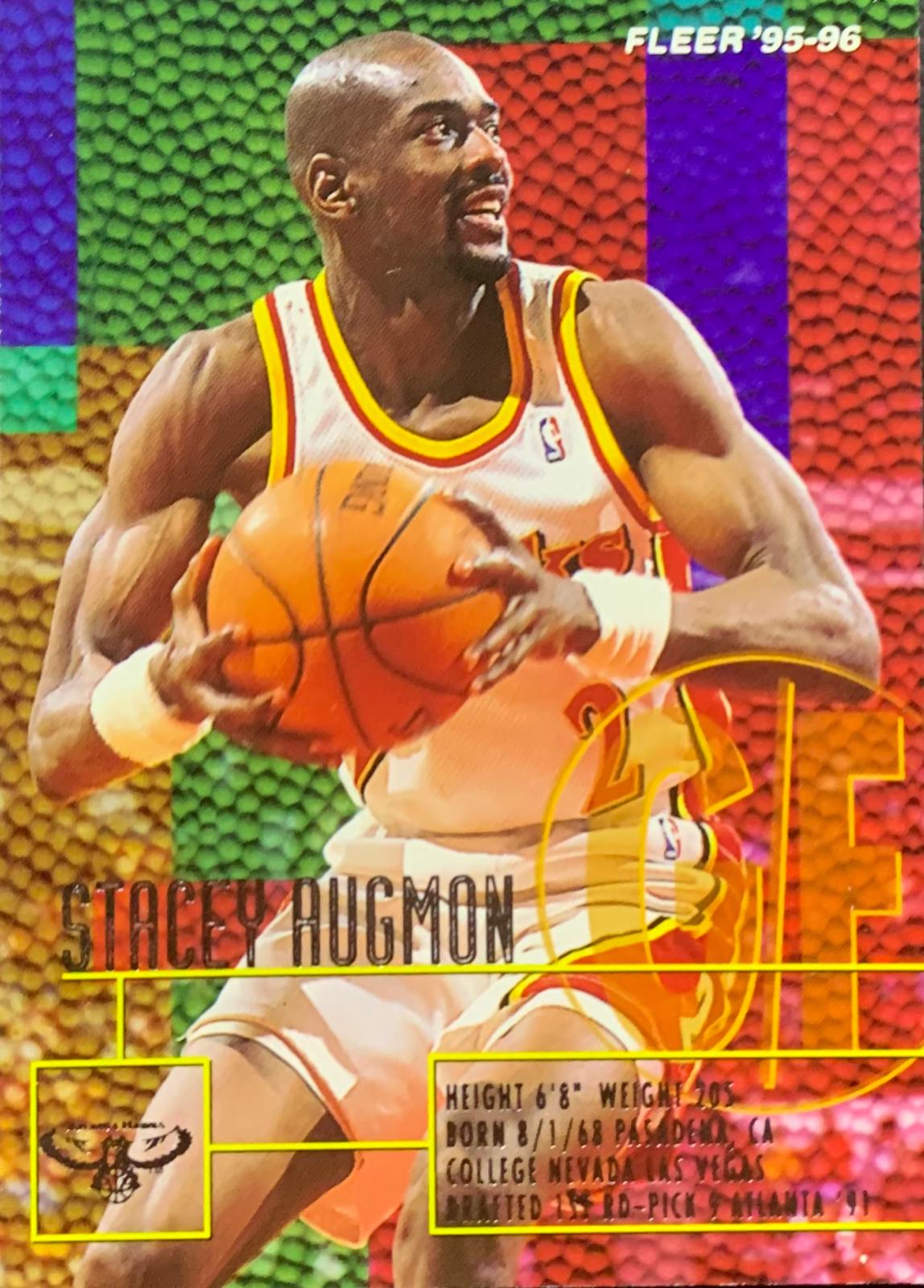 Stacey Augmon #1 Basketball Cards 1995 Fleer