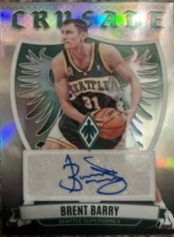 Brent Barry #CS-BBA Basketball Cards 2023 Panini Phoenix Crusade Signature