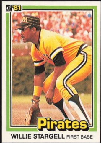 Willie Stargell #12 Baseball Cards 1981 Donruss