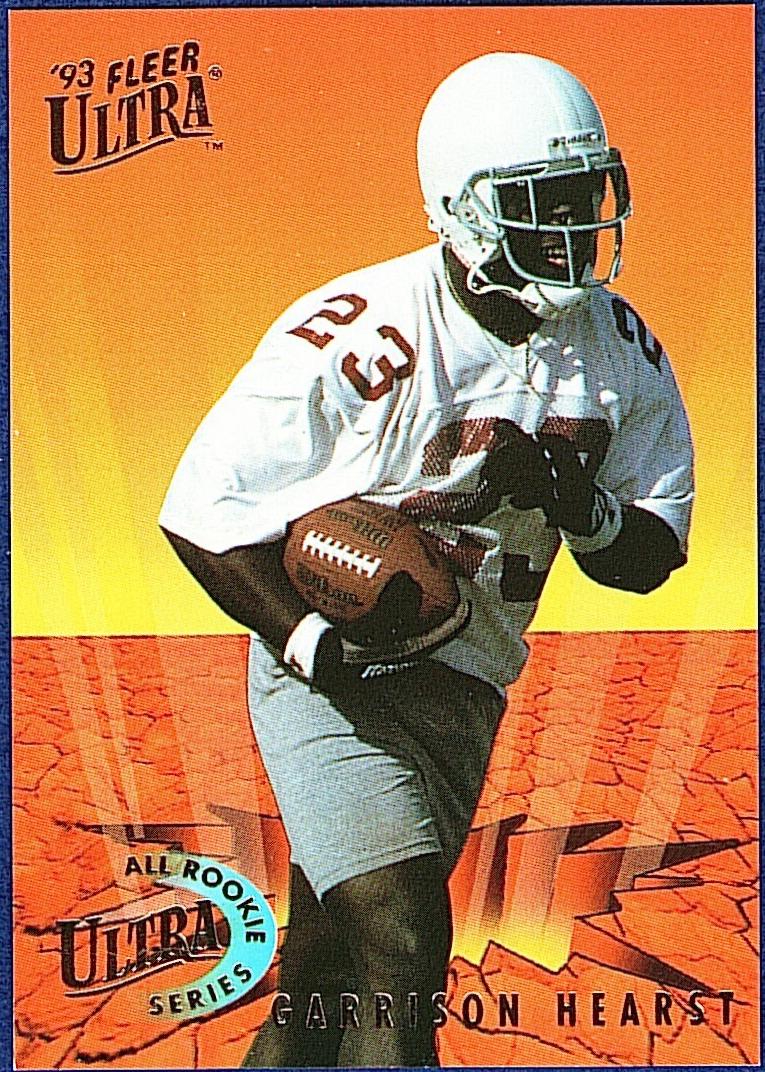 Garrison Hearst #5 Football Cards 1993 Ultra All Rookie