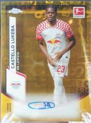 Castello Lukeba #BCA-CL Soccer Cards 2023 Topps Chrome Bundesliga Autograph Prices