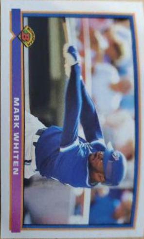 Mark Whiten #13 Baseball Cards 1991 Bowman
