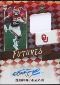 Rhamondre Stevenson #FP-RS Football Cards 2021 Panini Legacy Futures Patch Autographs