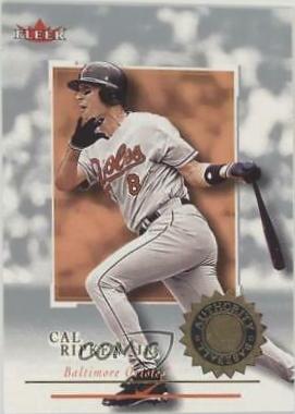 Cal Ripken Jr. #33 Baseball Cards 2001 Fleer Authority
