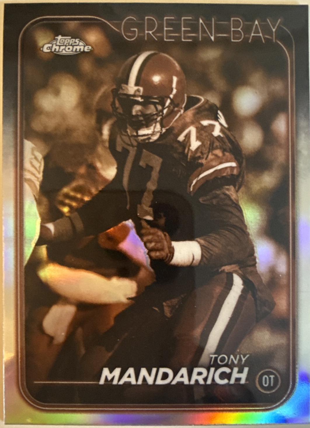 Tony Mandarich [Sepia Refractor] #80