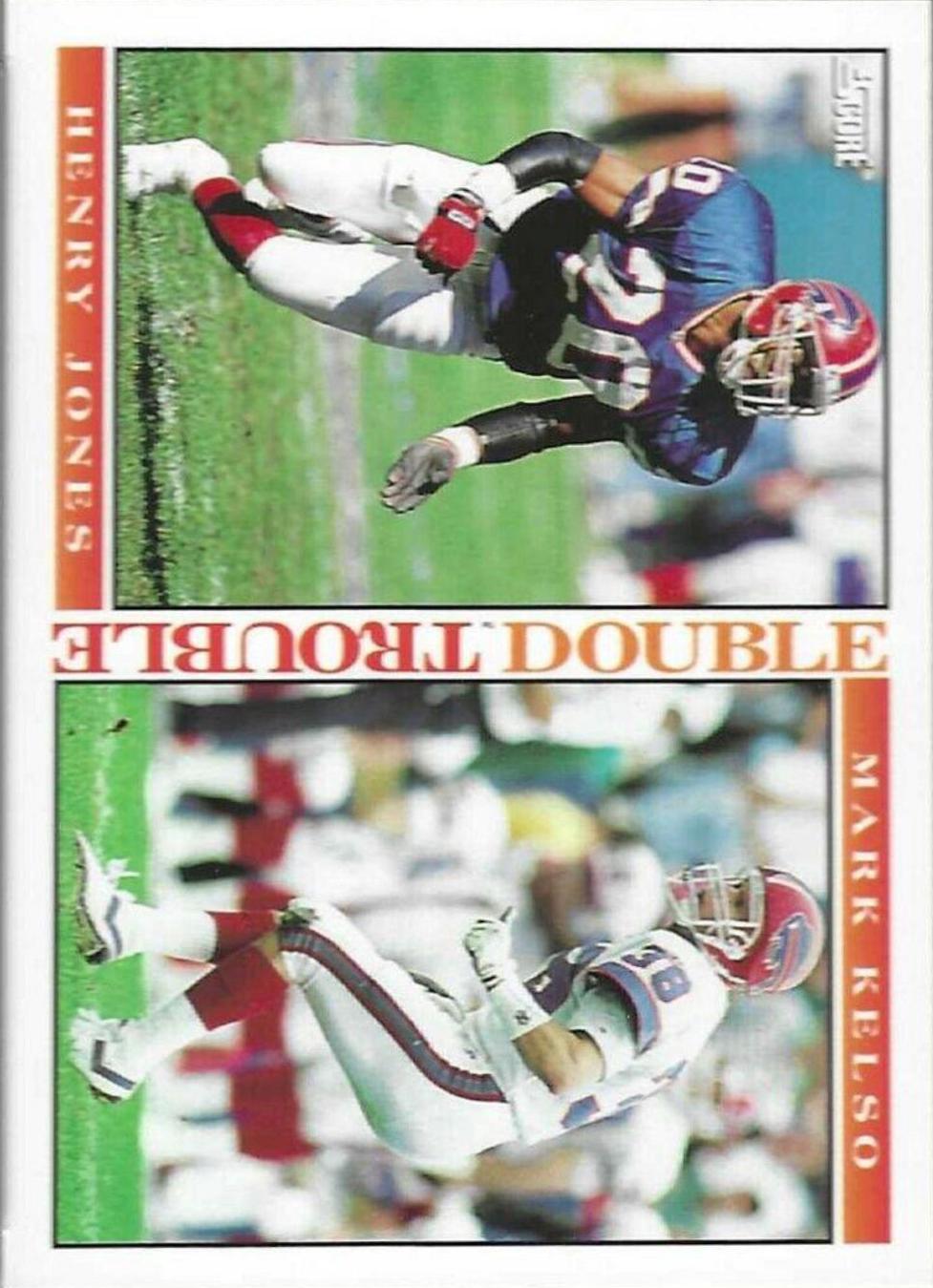 Henry Jones, Mark Kelso #414 Football Cards 1993 Panini Score