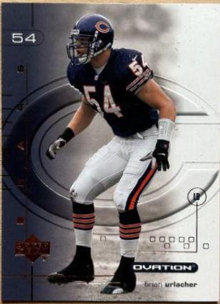 Brian Urlacher #18 Football Cards 2001 Upper Deck Ovation