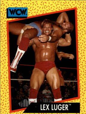 Lex Luger #19 Wrestling Cards 1991 Impel WCW
