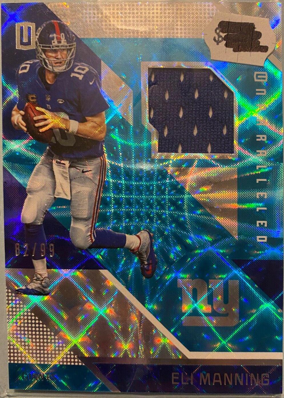 Eli Manning #4 Football Cards 2016 Panini Unparalleled