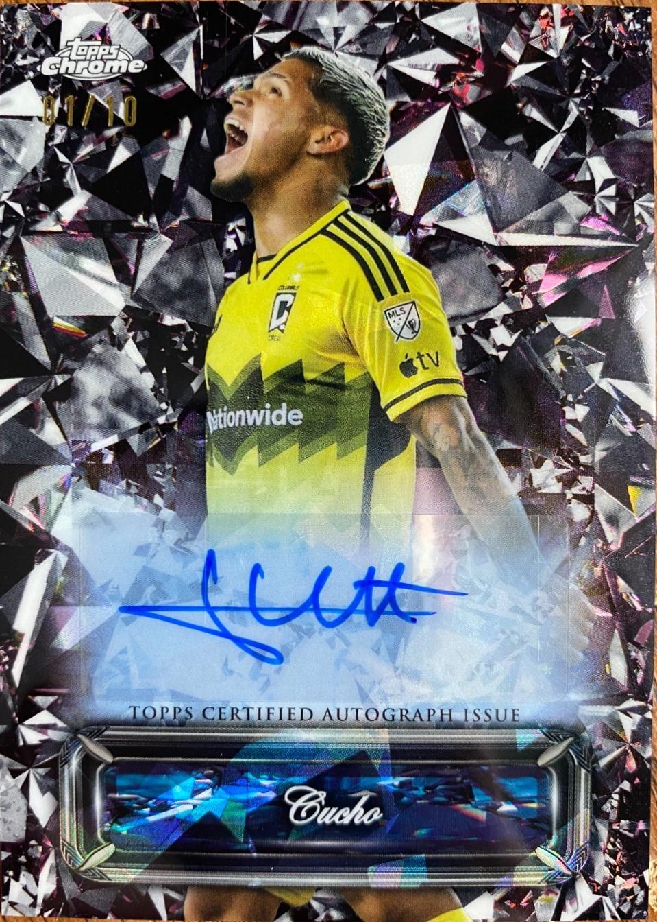 Cucho #SS-CU 2024 Topps Chrome Sapphire MLS Selections Autograph