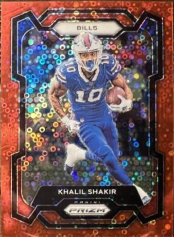 Khalil Shakir #33 Football Cards 2023 Panini Prizm No Huddle