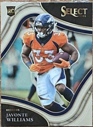 Javonte Williams #357 2021 Panini Select Football