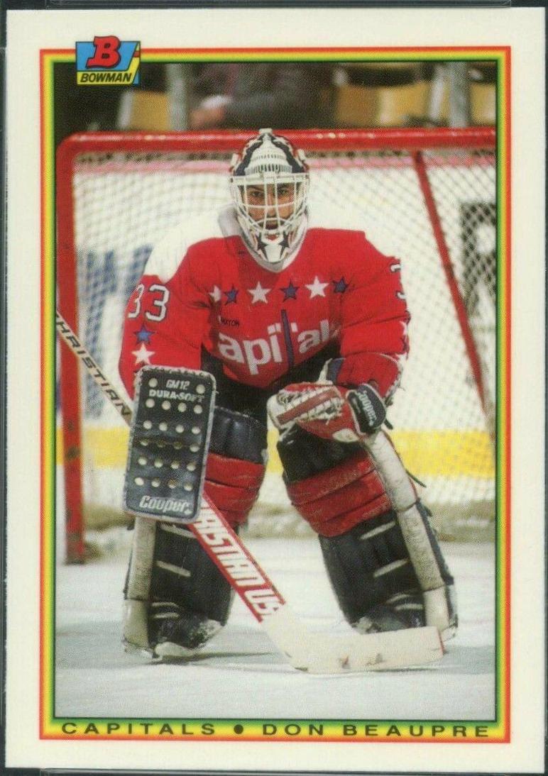 Don Beaupre #72 1990 Bowman Tiffany Hockey