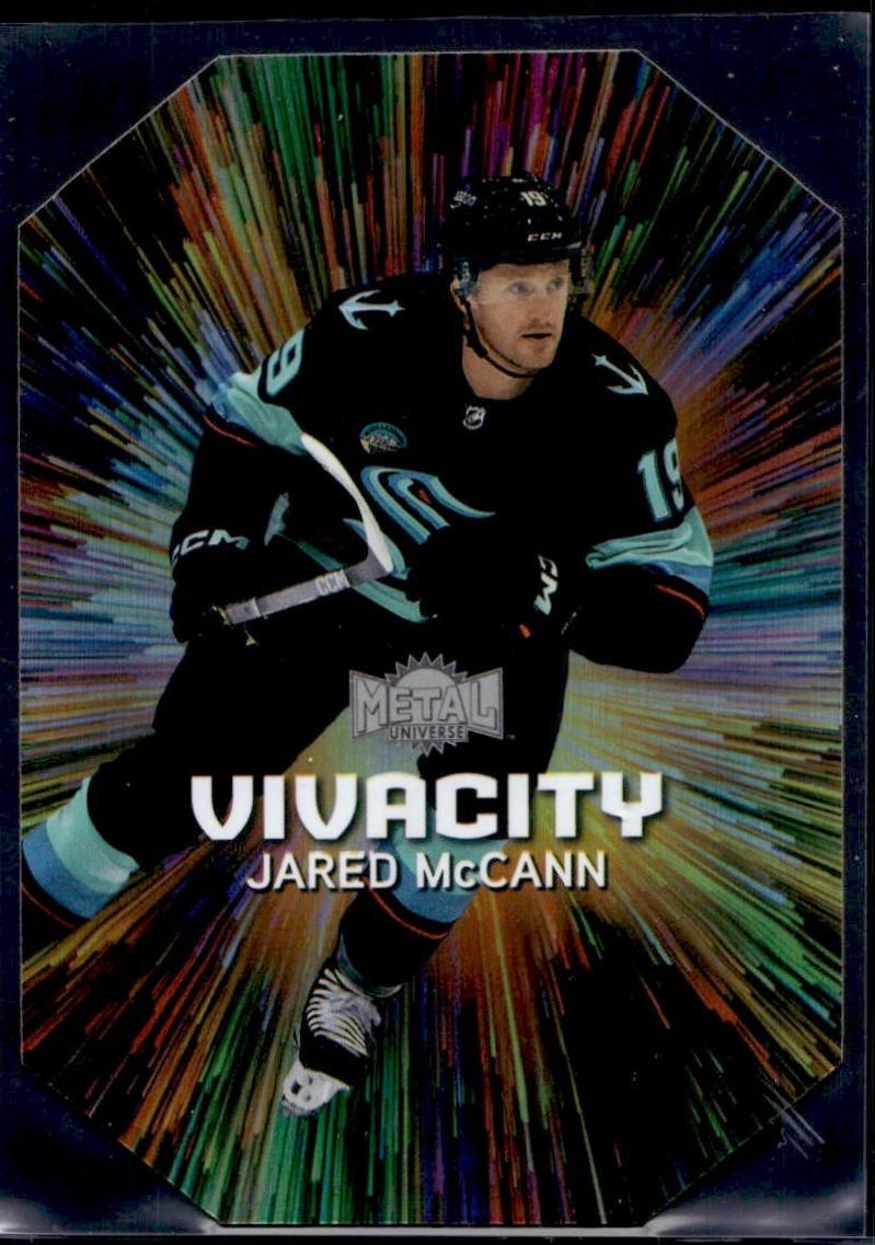 Jared McCann #19 2023 Skybox Metal Universe Vivacity Hockey