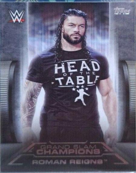 Roman Reigns #GS-11 Wrestling Cards 2021 Topps WWE Undisputed Grand Slam Champions