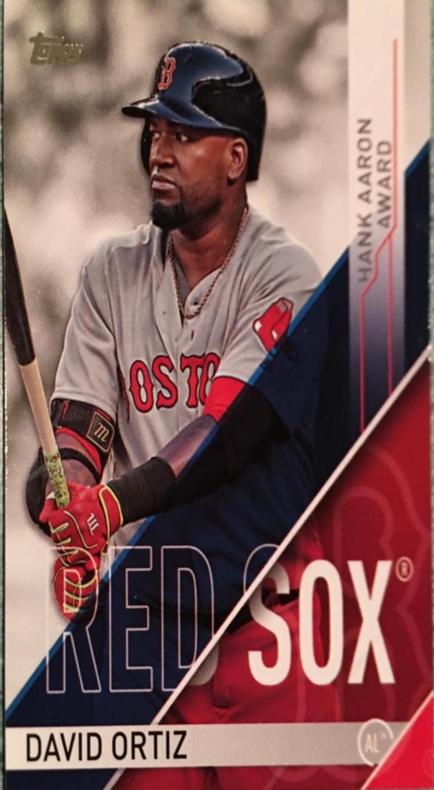 David Ortiz #HA-1 Baseball Cards 2017 Topps Update Hank Aaron Award Commemorative Memorabilia