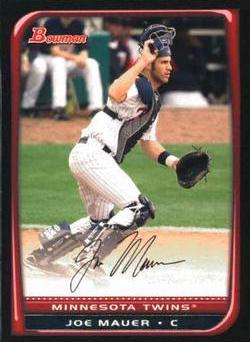 Joe Mauer #40 Baseball Cards 2008 Bowman