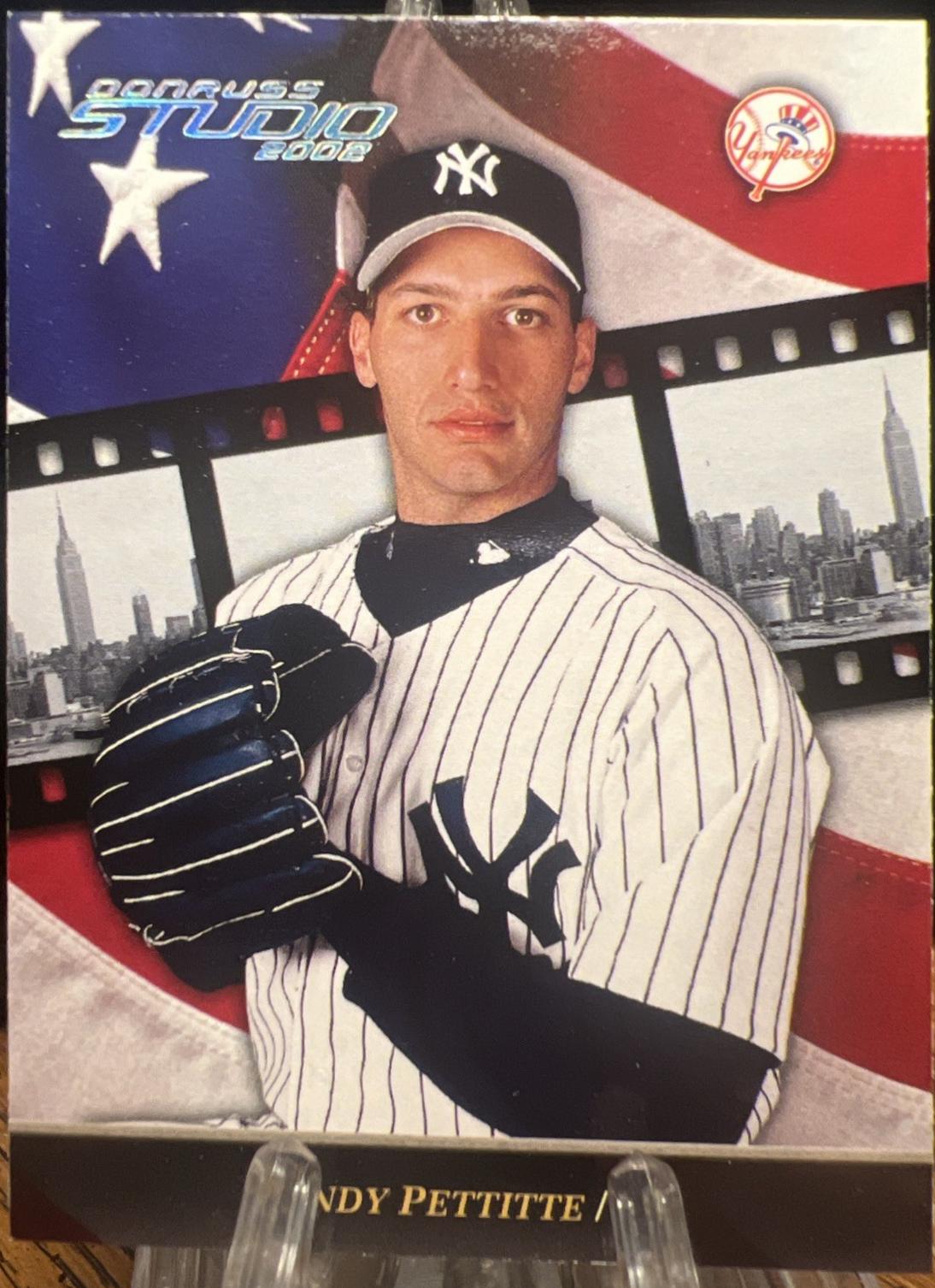 Andy Pettitte #98 2002 Donruss Studio Baseball