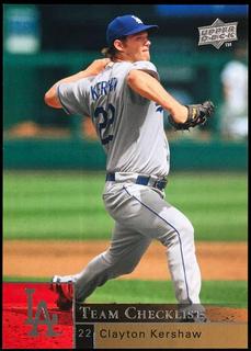 Clayton Kershaw Checklist