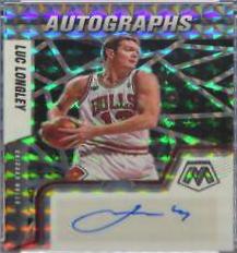 Luc Longley #AM-LUC Basketball Cards 2021 Panini Mosaic Autographs