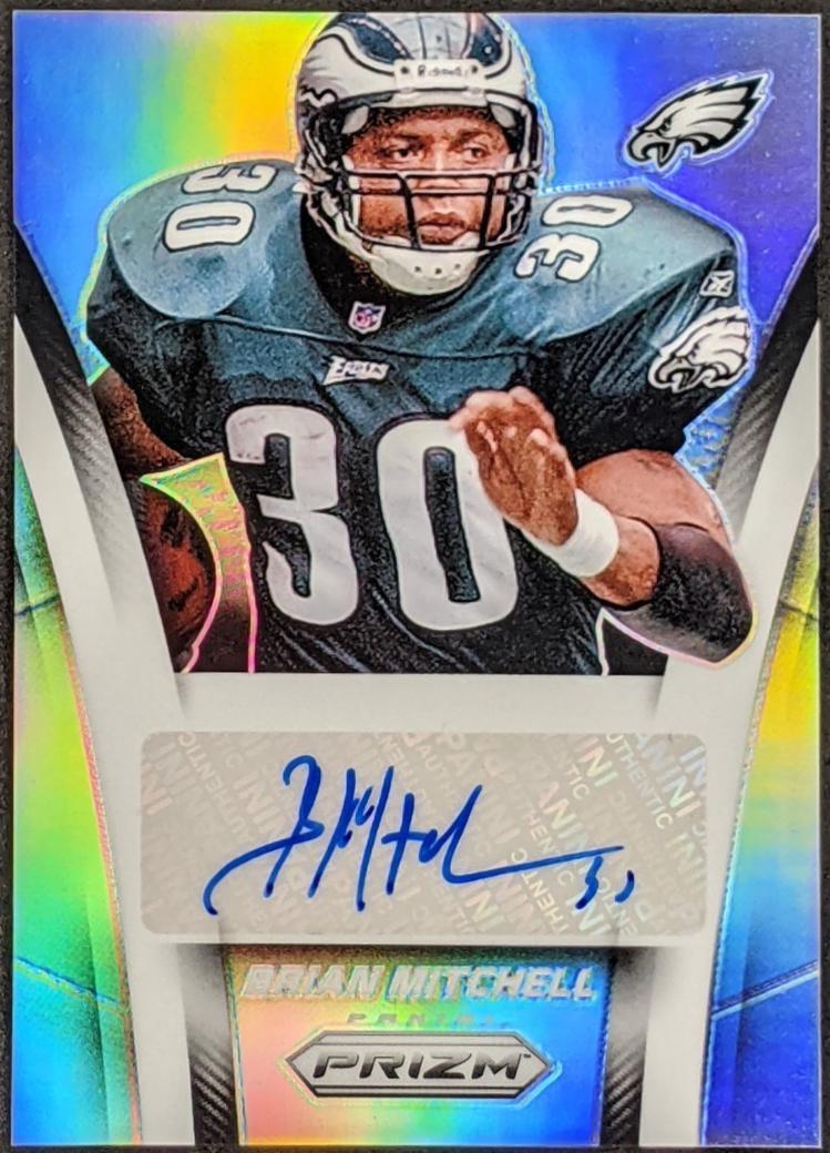 Brian Mitchell #FBA-BML Football Cards 2024 Panini Prizm Flashback Autograph