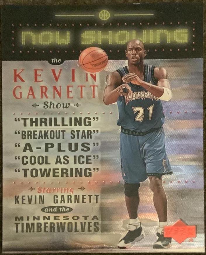 Kevin Garnett #NS16 Basketball Cards 1999 Upper Deck Now Showing