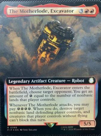 The Motherlode, Excavator [Foil] (Magic Fallout)