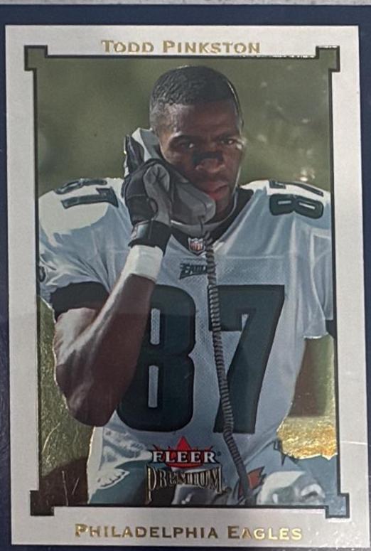Todd Pinkston #9 2002 Fleer Premium Football