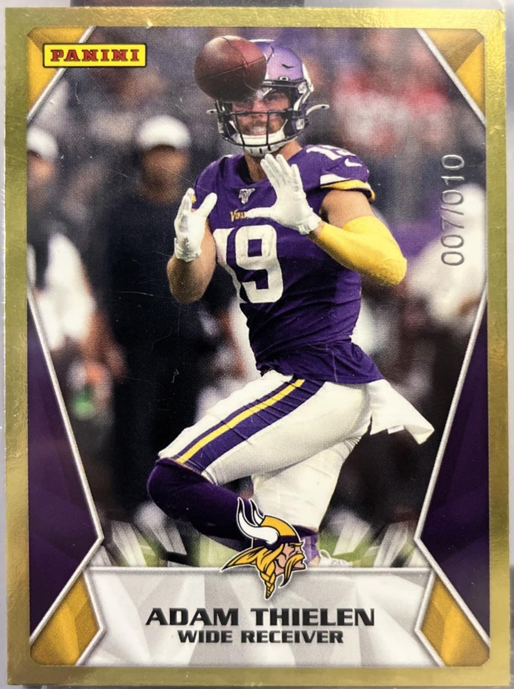 Adam Thielen #9 Football Cards 2020 Panini NFL Card Collection