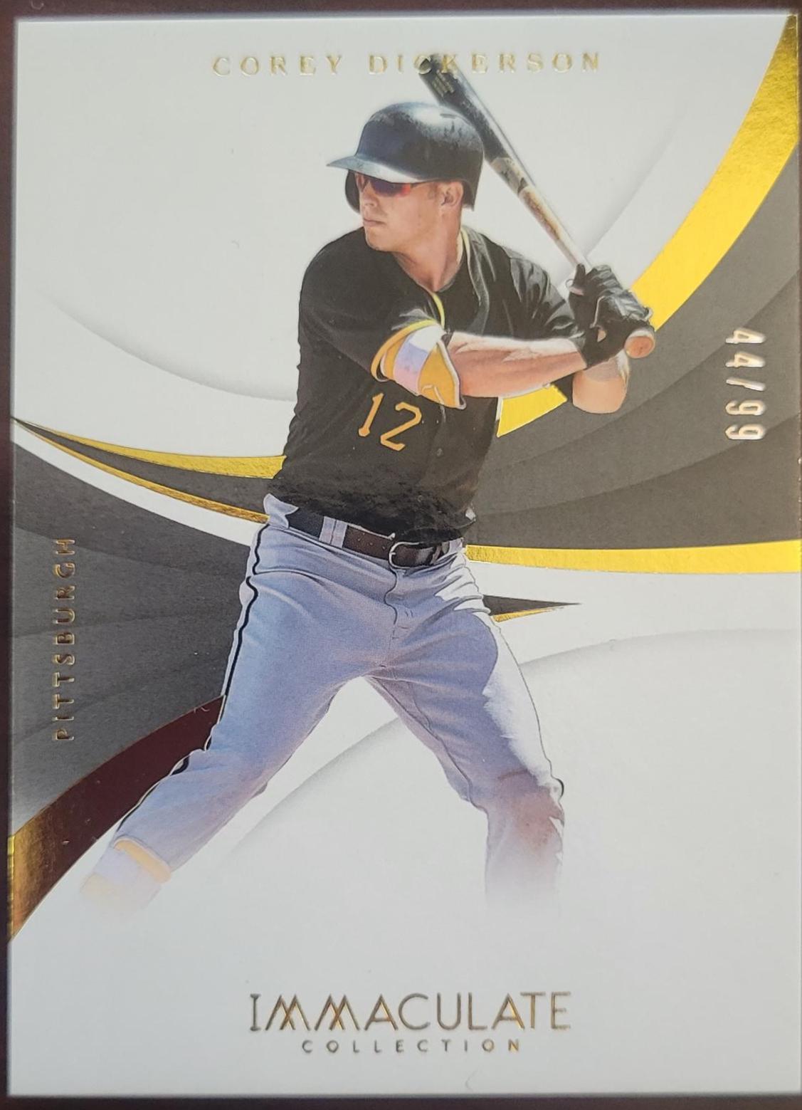 Corey Dickerson - Immaculate #140 Baseball Cards 2018 Panini Immaculate