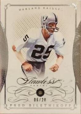 Fred Biletnikoff #16 Football Cards 2015 Panini Flawless