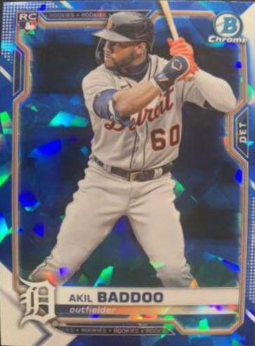 Akil Baddoo #34 2021 Bowman Chrome Sapphire Baseball