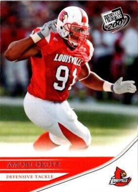 Amobi Okoye #26 2007 Press Pass Football