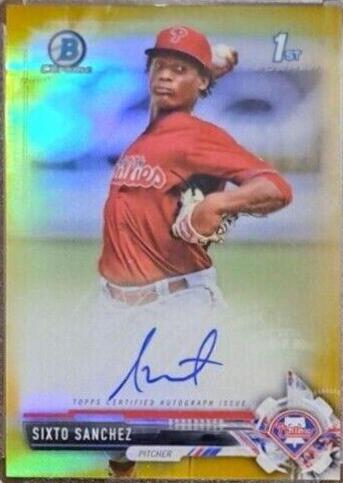 Sixto Sanchez [Gold Refractor] #CPA-SS