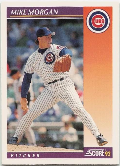Mike Morgan #66T 1992 Score Rookie & Traded Baseball