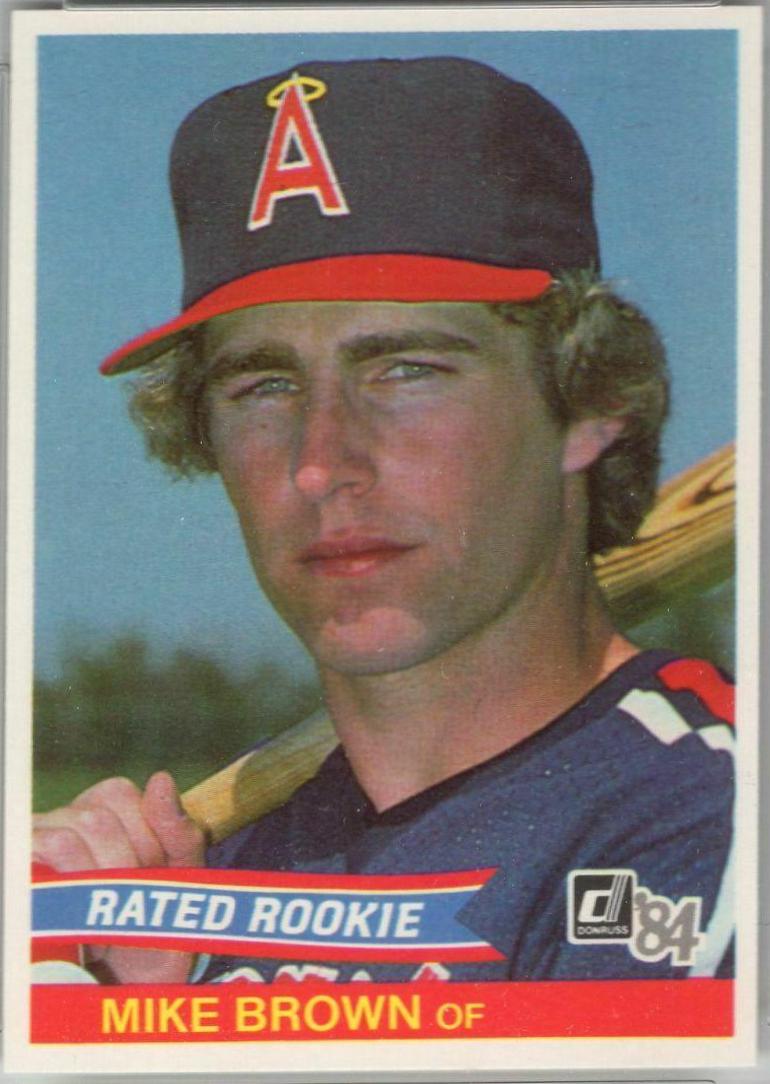 Mike Brown #42 Baseball Cards 1984 Donruss