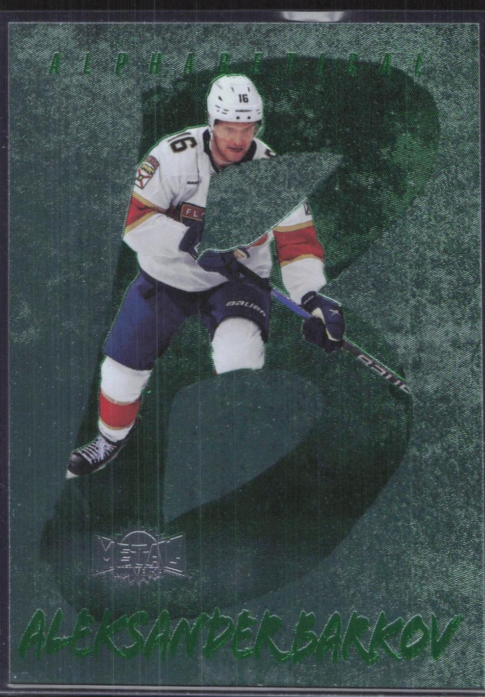 Aleksander Barkov #A-2 Hockey Cards 2024 SkyBox Metal Universe Alphabetical
