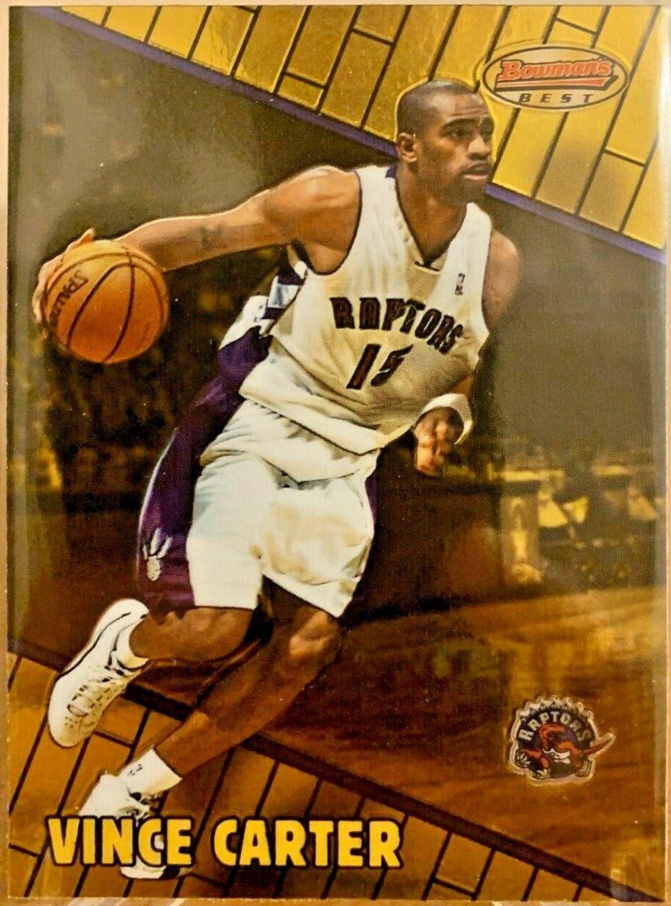 Vince Carter #1 Basketball Cards 1999 Bowman's Best